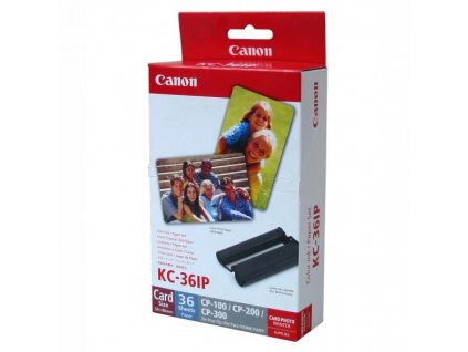 Canon Etikety, papír, bílá, 86x54mm, 36 ks, pro termosublimační tiskárny CP-220/330, 7739A001AH
