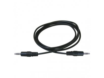 Audio kabel Jack (3.5mm) samec - Jack (3.5mm) samec, 1.5m, černý