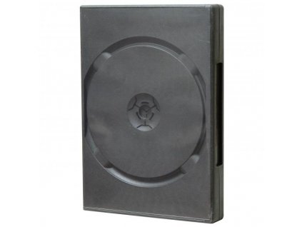 Box na 6 ks DVD, černý, 24mm