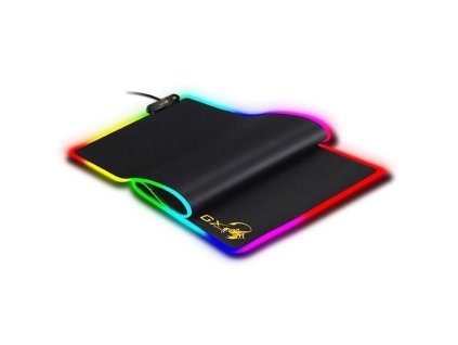 Podložka pod myš GX-Pad 800S RGB, herní, černá, 800*300 mm, 3 mm, Genius, podsvícená