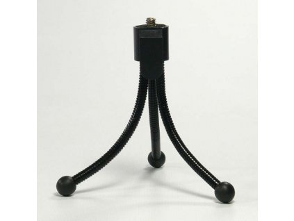 Držák fotoaparátu Logo na stůl, černý, termoplast, 360 stupňů rotace