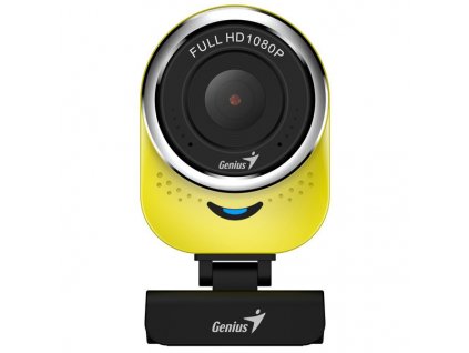 Genius Full HD Webkamera QCam 6000, 1920x1080, USB 2.0, žlutá, Windows 7 a vyšší, FULL HD, 30 FPS