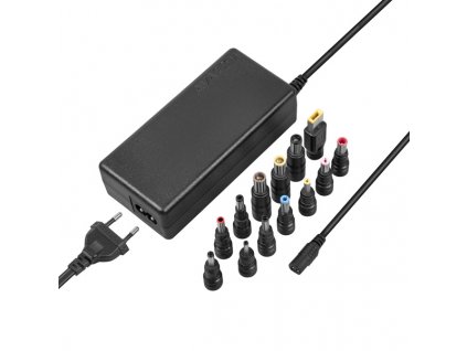Avacom nabíječka - adaptér QuickTIP pro notebooky univerzální, 18,5-20V, až 4,5A, 90W, ADAC-UNV-A90W, kabel 1,2m + 13 konektorů
