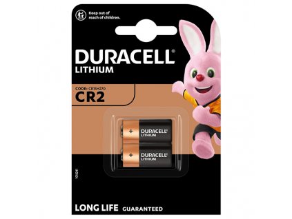 Baterie alkalická, CR2, Duracell, blistr, 2-pack, 42453