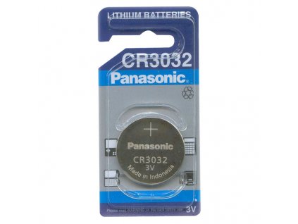 Baterie lithiová, CR3032, 3V, Panasonic, blistr, 1-pack