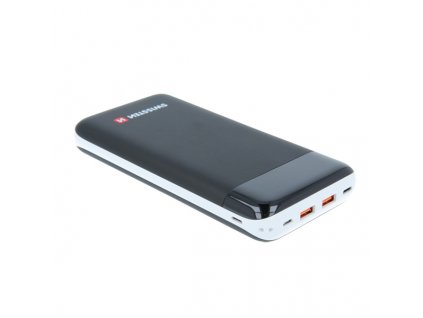 SWISSTEN, Power Bank, BLACK CORE, Li-Pol, 5V, nabíjení mobilních telefonů aj., 22013929, 30000mAh, QC 3.0, šedá