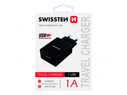 Síťový adaptér SWISSTEN 5W, 1 port, USB-A