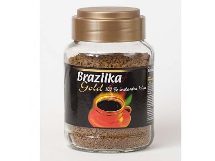 Káva instantní, Samantha, Brazilka Gold, 100g, sklo, standard