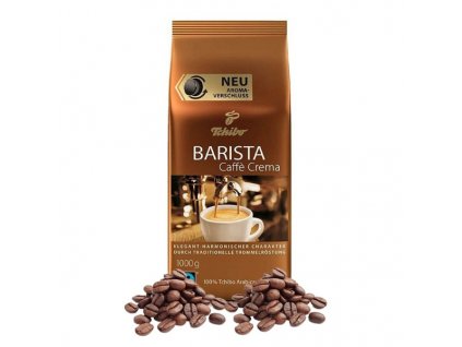 Káva zrnková, Tchibo, Barista Caffe Crema, 1kg, sáček, 100% Arabica