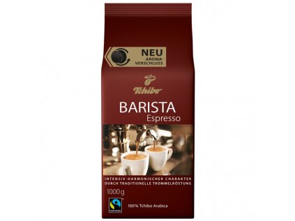 Káva zrnková, Tchibo, Barista Espresso, 1kg, sáček, 100% Arabica