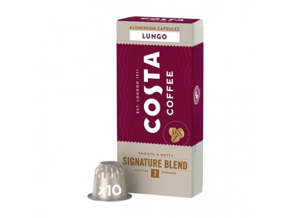 Kávové kapsle Nespresso lungo, Signature Blend Lungo, 10 kapslí, krabička