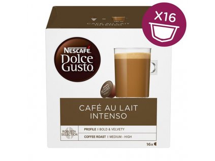 Kávové kapsle Nescafé Dolce Gusto café au lait, intenso, 3x16 kapslí, velkoobchodní balení karton