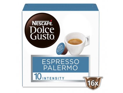 Kávové kapsle Nescafé Dolce Gusto Espresso, Palermo, 3x16 kapslí, velkoobchodní balení karton