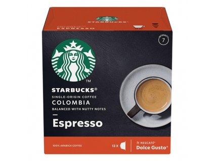 Kávové kapsle Starbucks espresso, colombia, 3x12 kapslí, velkoobchodní balení karton