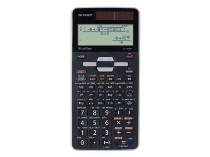 Sharp Kalkulačka EL-W506T-GY, černo-šedá, vědecká, bodový displej