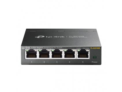 TP-LINK stolní switch TL-SG105E 1000Mbps, VLAN, Smart Easy, auto MDI/MDIX , plug-and-play