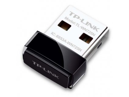 TP-LINK nano USB klient TL-WN725N 2.4GHz, 150Mbps, integrovaná anténa, 802.11n