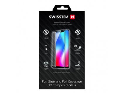 Ochranné temperované sklo Swissten, pro Apple iPhone 7/8, bílá, ultra durable 3D full glue