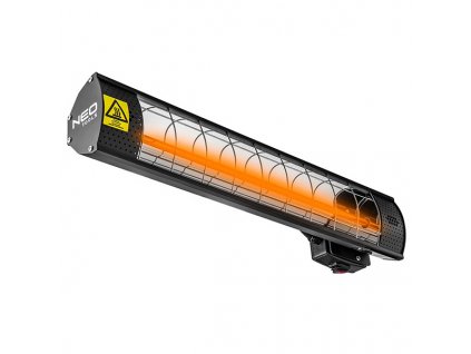 Infra zářič (ohřívač) NEO TOOLS 90-031, 2000W, IP55, Golden Halogen Lamp, pro vyhřívání podlah a prostor skladů a stavenišť