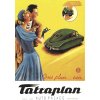 Plechová retro cedule / plakát - Tatraplan II (Provedení: Papírový obraz v rámu A4)
