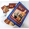 Retro Box - Plechová cedule, tričko a dřevěná pohlednice (Velikost trička L, Motiv Komu smrdí rum)
