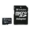 Verbatim paměťová karta microSDHC/SDXC, 256GB, micro SDXC, 44087, s adaptérem