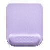 Podložka pod myš a zápěstí, Powerton Ergoline Pastel Edition, ergonomická, fialová, pěnová, 20.5x24.5 cm, Powerton