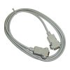 Datový kabel sériový RS-232, DB9 samec - DB9 samice, 2 m, prodlužovací, šedý, Logo blistr