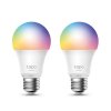 LED žárovka TP-LINK Tapo L530E, E27, 220-240V, 8.7W, 806lm, 6000k, RGB, 15000h, chytrá Wi-Fi žárovka, 2 kusy v balení