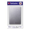 Verbatim externí pevný disk, Store,n,Go ALU Slim, 2.5", USB 3.0, 2TB, 53665, vesmírné šedý