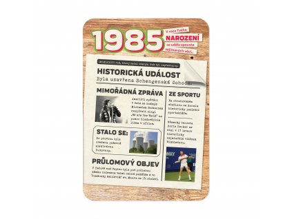 Retro přání - 1985