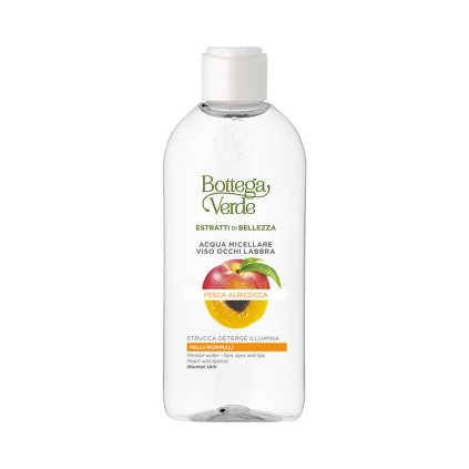 14316 1 micelarni voda oblicej oci a rty broskev a merunka odstranuje make up cisti a rozjasnuje normalni plet 200 ml