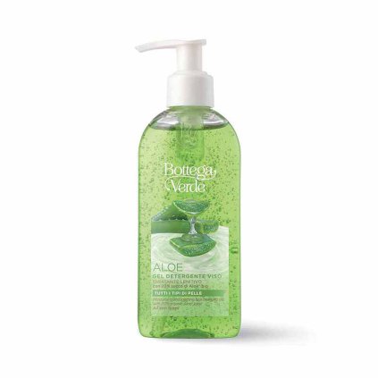 14613 1 cistici gel na oblicej hydratacni a zklidnujici s 20 bio stavou z aloe 200 ml pro vsechny typy pleti