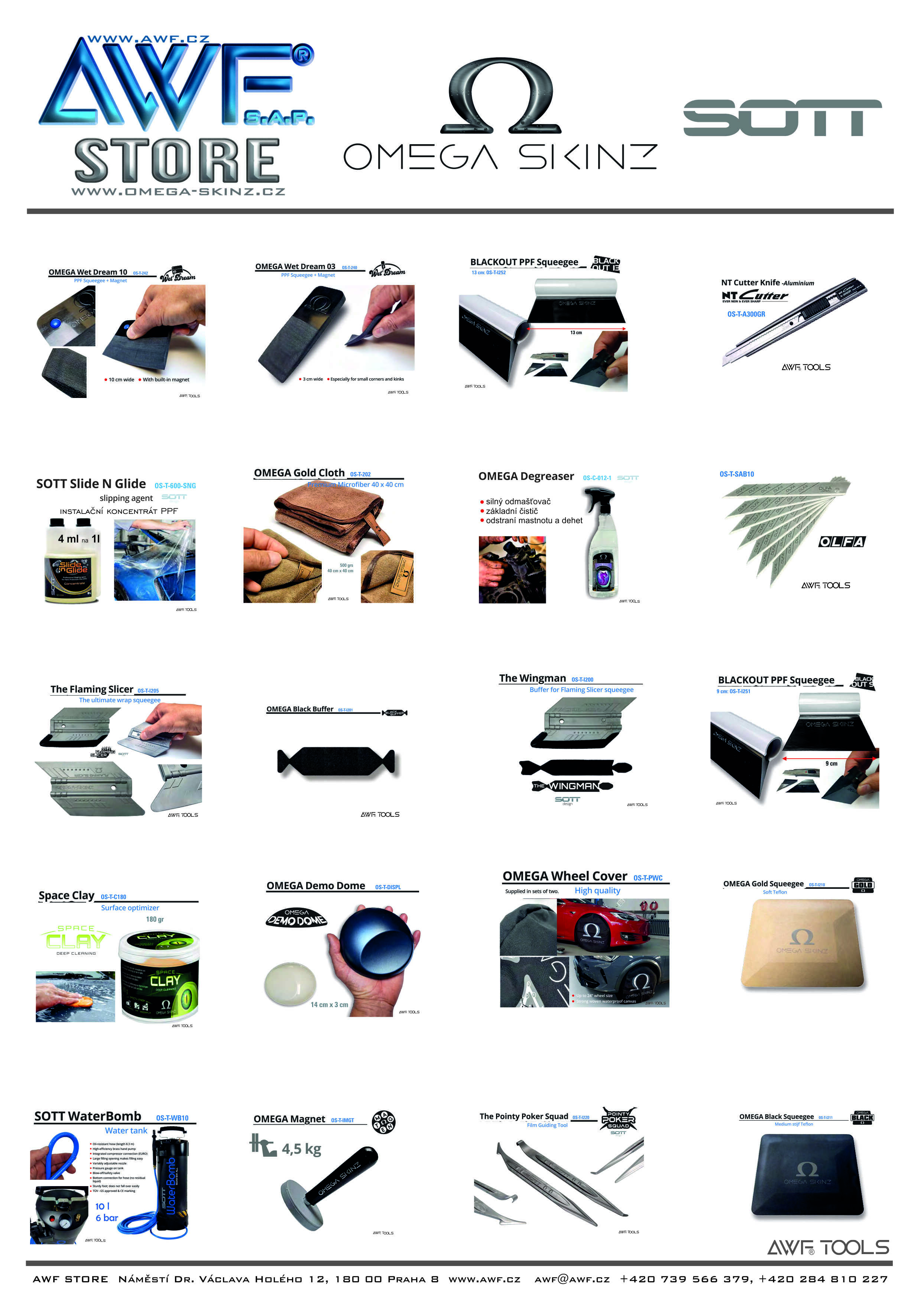 Nové pomůcky od Omega Skinz