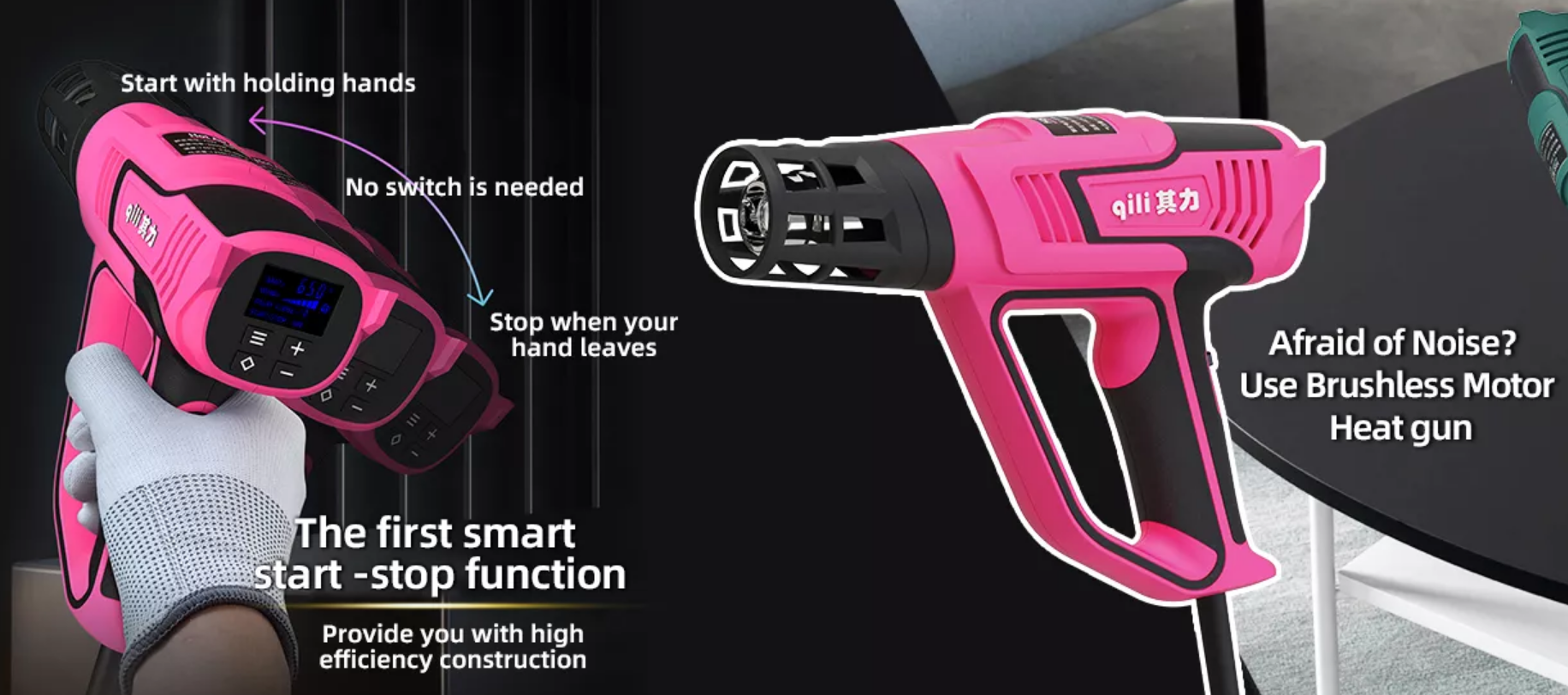 Automatická horkovzdušná pistole Qili