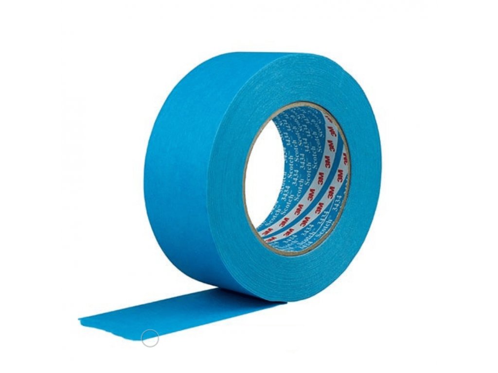 3434 voděodolná maskovací páska 3M, modrá, 50 m, 36mm