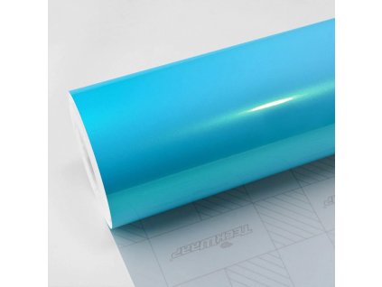 Modrá metalická ULTRA lesklá wrap fólie TeckWrap Caribbean Blue RB09-HD