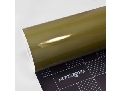Khaki zelená ULTRA lesklá wrap fólie TeckWrap Khaki Green CG29-HD