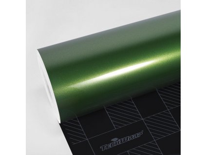 Zelená metalická ULTRA lesklá wrap fólie TeckWrap Olive Green HM11-HD