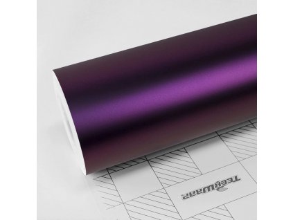 Fialová satin metalická wrapping fólie TeckWrap Venetian Violet SMT03