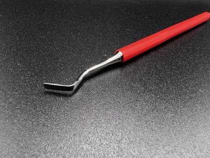 Háček červený montážní na zvedání těsnění a gum - wrapping fólie