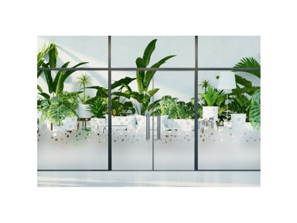 INT270 Degressive round, lepící dekorativní fólie na sklo