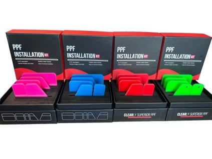 STĚRKA SET 5 ks sada TPU stěrky aplikace PPF KRABIČKA3