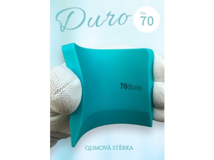 Stěrka guma 70duro aplikace instalace PPF barva TEAL-6