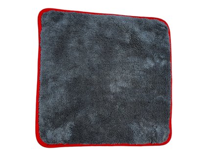 Čistící utěrka šedá 40 x 40cm silná a obšitá pro detailing udržba karoseriea automobilu