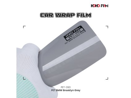 Šedá lesklá wrap fólie BMW Brooklyn Grey PET 093 HOHO FILM