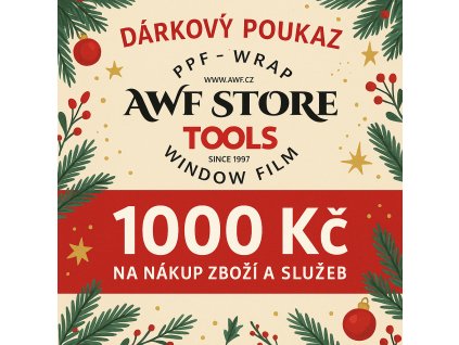 Dárkový VOUCHER - POUKAZ na služby a zboží AWF STORE