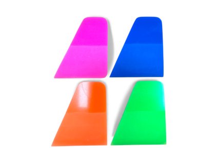 Silikonová stěrka na PPF a fólie na světla – různé barvy_set