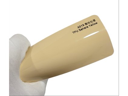 Sahara Yellow A019 žlutá písková barevná PPF TPU fólie AWF Premium COLOR PPF