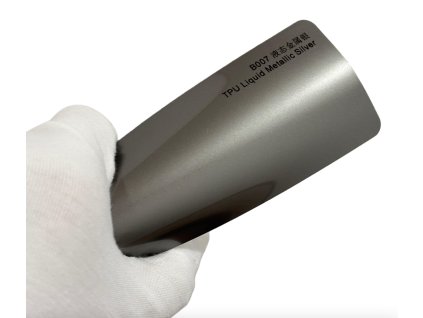 Liquid Metallic Silver B007 stříbrná metalická barevná PPF TPU fólie AWF Premium PPF